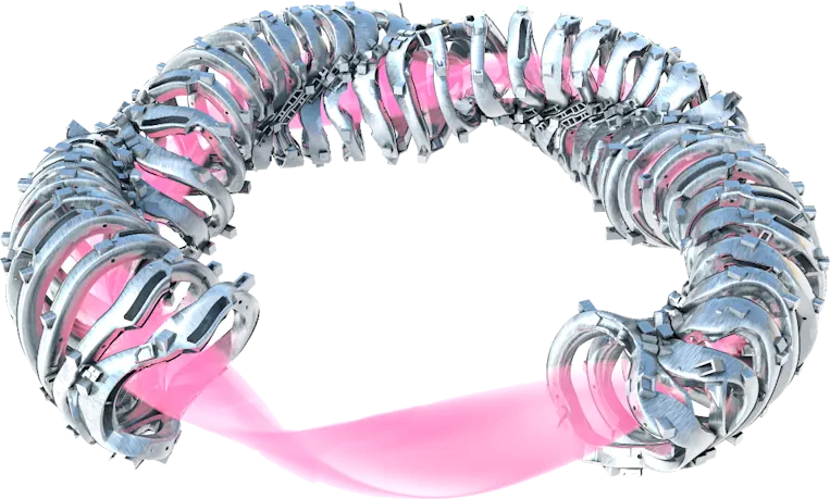 Fusion machines 2 stellarator freigestellt Fusion machines 2 stellarator freigestellt